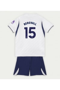 Tottenham Hotspur Lucas Bergvall #15 Babyklær Hjemme Fotballdrakt til barn 2026-27 Korte ermer (+ Korte bukser)